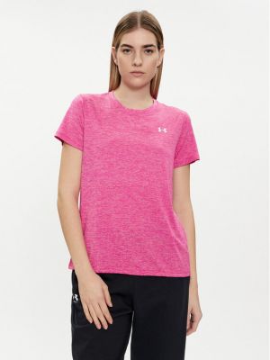 Voľné priliehavé športové tričko Under Armour ružová