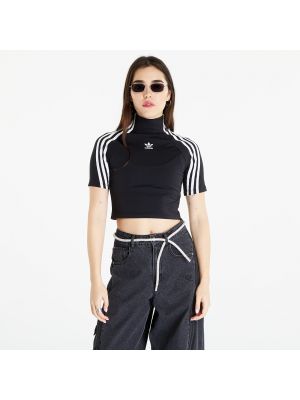 Top s krátkými rukávy Adidas Originals černý