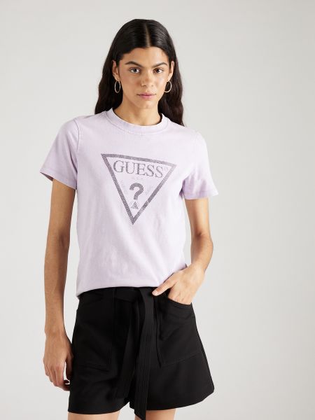 Tričko Guess fialová