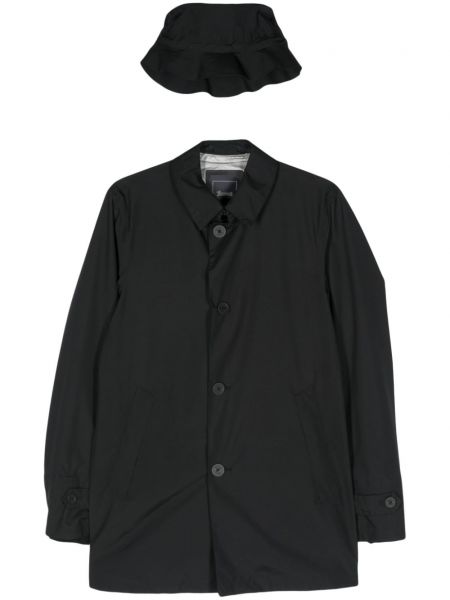 Manteau imperméable Herno noir