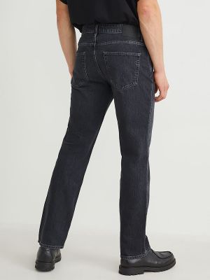 Серые хлопковые прямые джинсы из лиоцела C&a