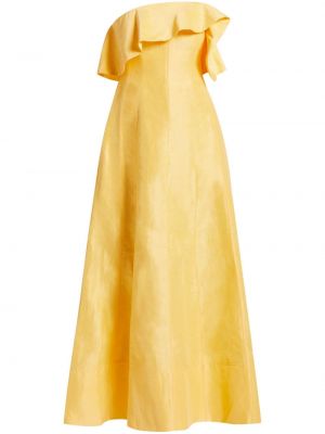 Коктейлна рокля Aje жълто