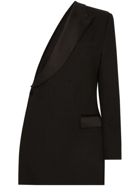 Asimetrični blazer Dolce & Gabbana črna