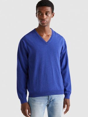 Пуловер United Colors Of Benetton синий