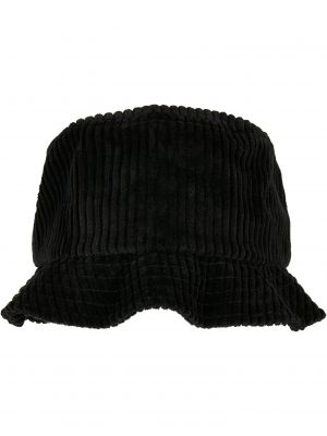 Menčestrový menčestrový klobúk Flexfit čierna