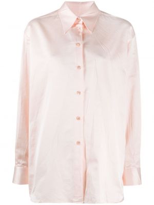 Camisa con estampado Mm6 Maison Margiela rosa