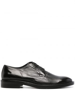 Pantofi derby cu șireturi din piele din dantelă Paul Smith negru