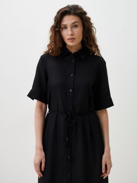 Платье-рубашка Neohit черное