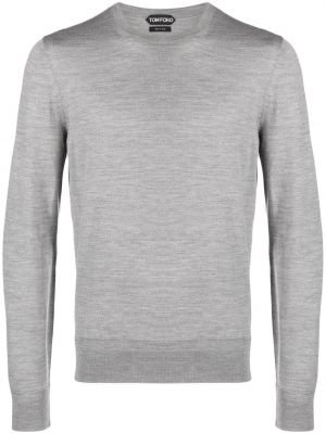 Pull en tricot Tom Ford gris