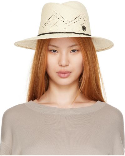 Шляпа Maison Michel, белые
