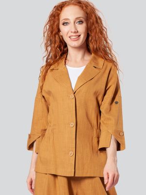 Пиджак D`imma Fashion Studio коричневый
