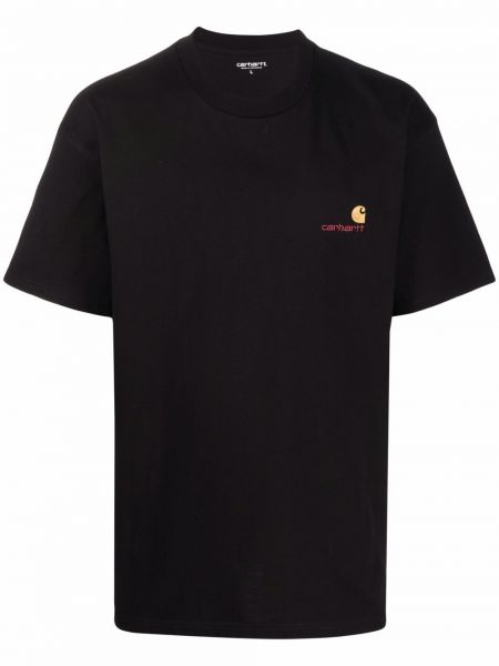 Camiseta con bordado Carhartt Wip negro
