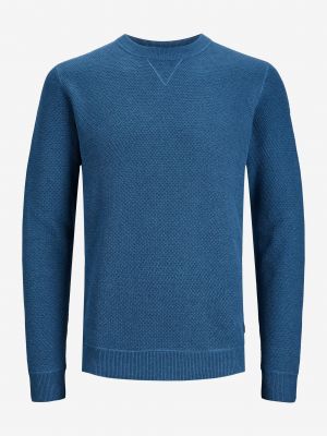 Sweter Jack & Jones niebieski