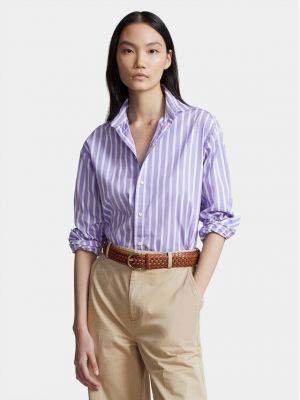 Marškiniai Polo Ralph Lauren violetinė