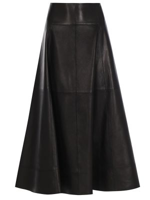 Черная кожаная юбка Dorothee Schumacher