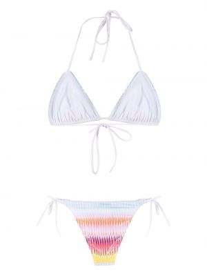 Abstrakter bikini mit print Missoni pink