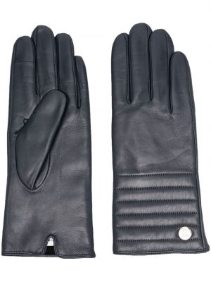 Pikowane rękawiczki skórzane Tommy Hilfiger