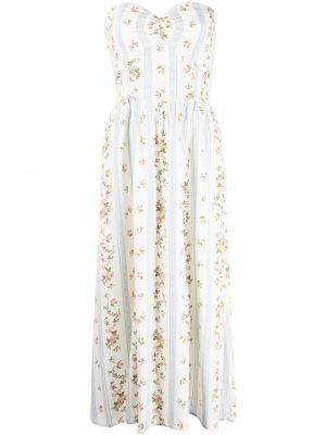 Trykt floral dress Reformation hvit