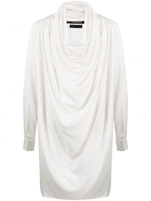 Drapiruota marškiniai Julius balta