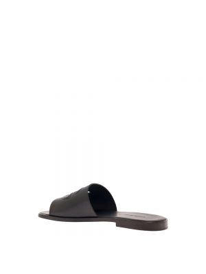 Sandalias de cuero Dolce & Gabbana negro