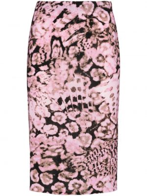 Suknja pencil s cvjetnim printom s printom Pinko