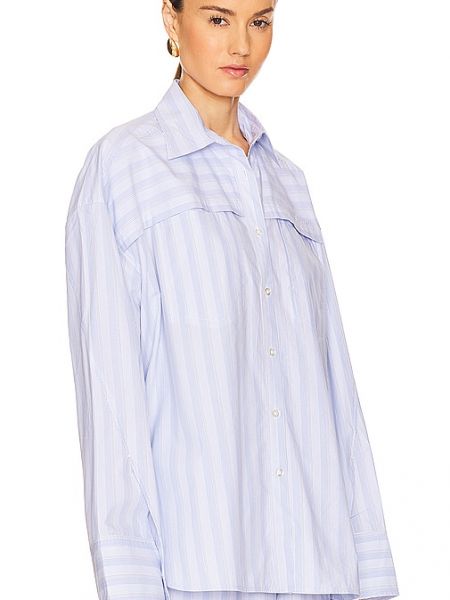 Camicia oversize Remain blu