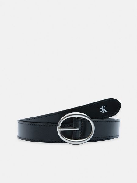 Cinturón con hebilla Calvin Klein Jeans negro