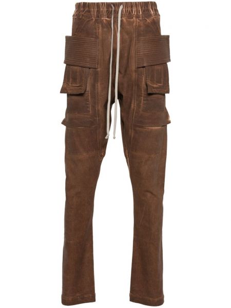 Pantalon cargo avec poches Rick Owens Drkshdw marron