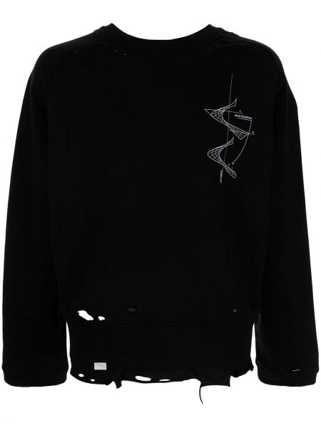 Nødlidende sweatshirt C2h4 svart