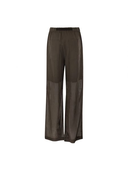 Pantalones de algodón Brunello Cucinelli marrón