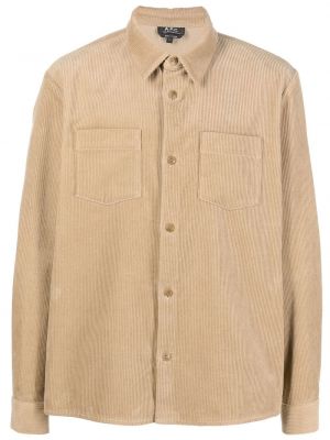 Camicia a maniche lunghe A.p.c. beige