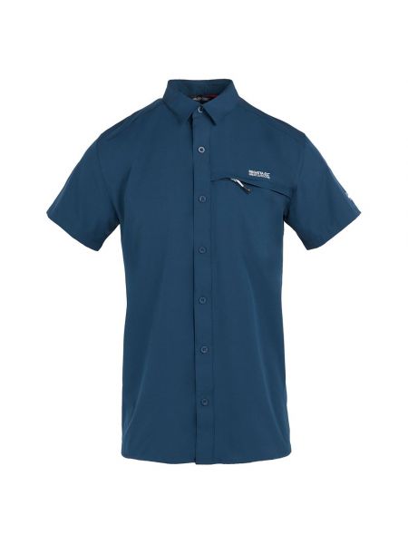Рубашка с коротким рукавом Regatta синяя
