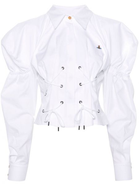 Bílá bavlněná košile Vivienne Westwood
