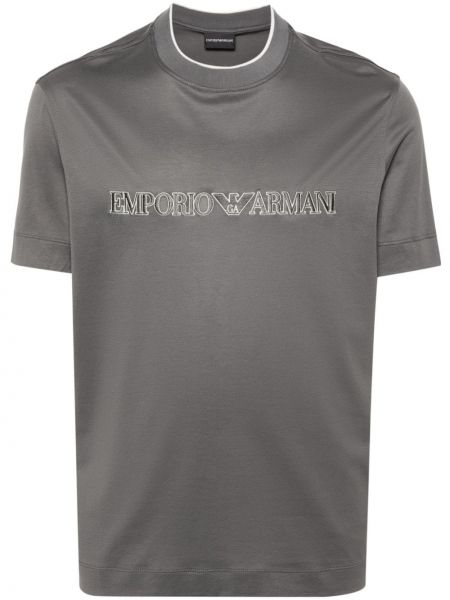 Риза Emporio Armani сиво
