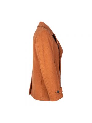 Abrigo de lana Tagliatore naranja