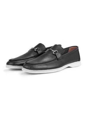 Pantofi loafer din piele Ducavelli negru