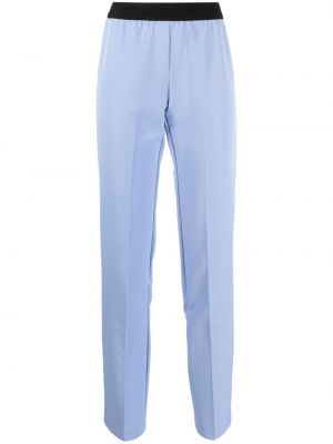Spodnie slim fit Ermanno Firenze niebieskie