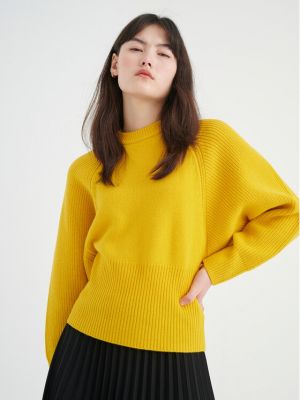 Πουλόβερ Inwear κίτρινο