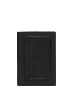 Kožni novčanik Dolce & Gabbana crna
