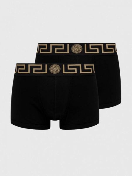 Тканевые шорты Versace черные