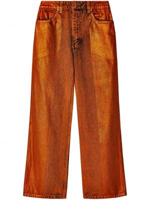 Jeans large Eckhaus Latta orange
