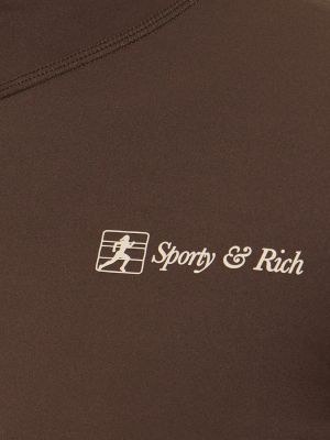 Giacca Sporty & Rich marrone