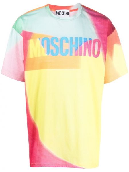 Тениска Moschino жълто