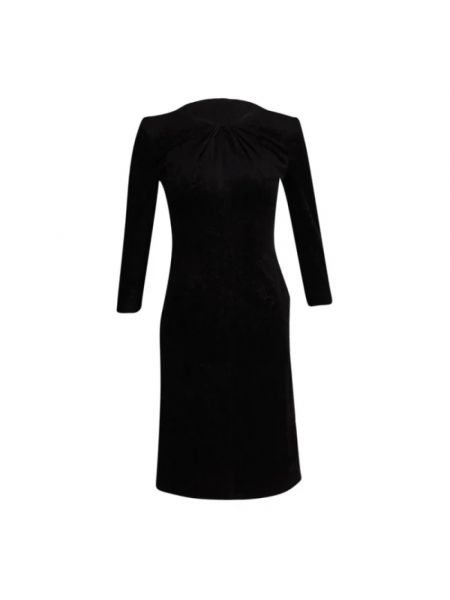 Sukienka bawełniana Armani Pre-owned czarna