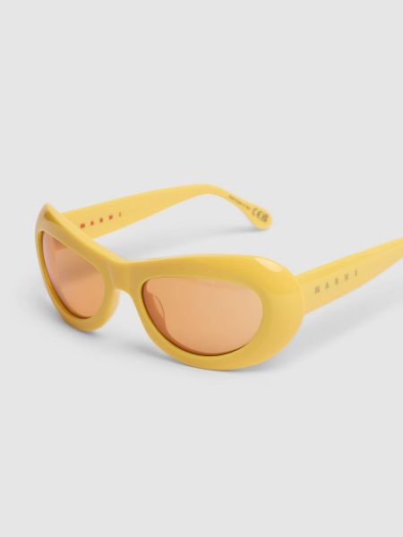 Слънчеви очила Marni жълто