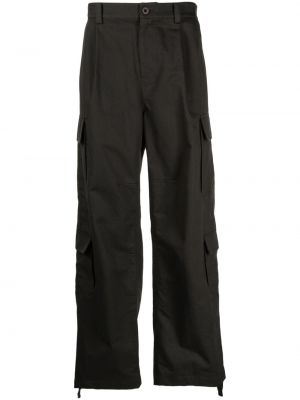 Plisované bavlněné cargo kalhoty Studio Tomboy šedé