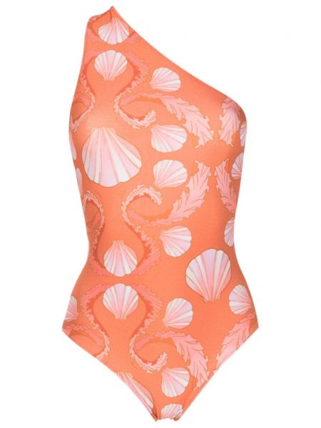 Plavky s potiskem Adriana Degreas oranžové
