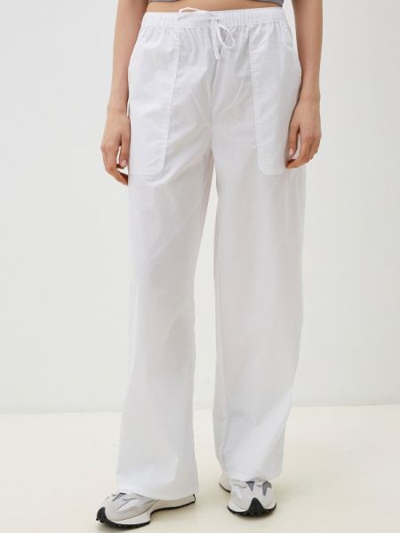 Прямые брюки Gloria Jeans белые