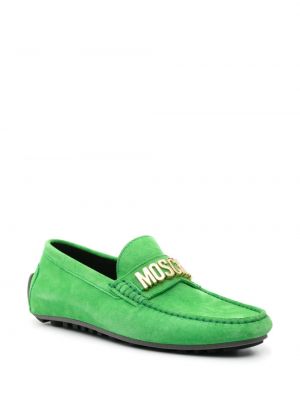 Seemisnahksed loafer-kingad Moschino
