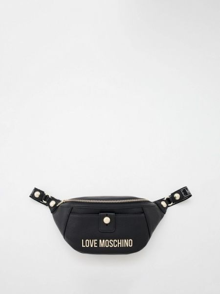 Поясная сумка Love Moschino черная